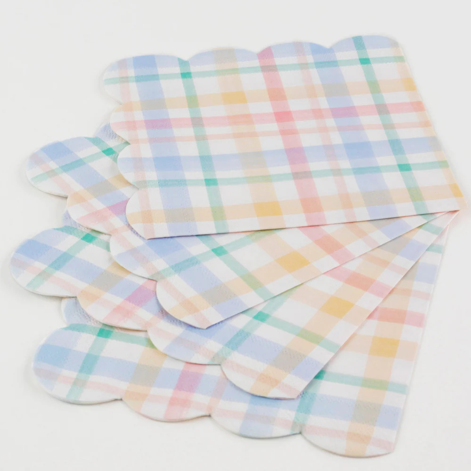 Meri Meri Plaid Pattern Small Napkins